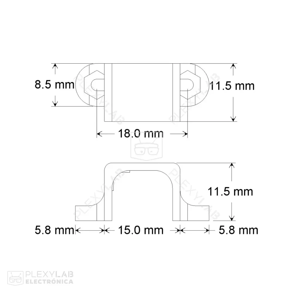par-de-soportes-para-ga12-n20-micro-motorreductor-brackets-de-pololu-para-micromotor-con-engranajes-de-metal-004