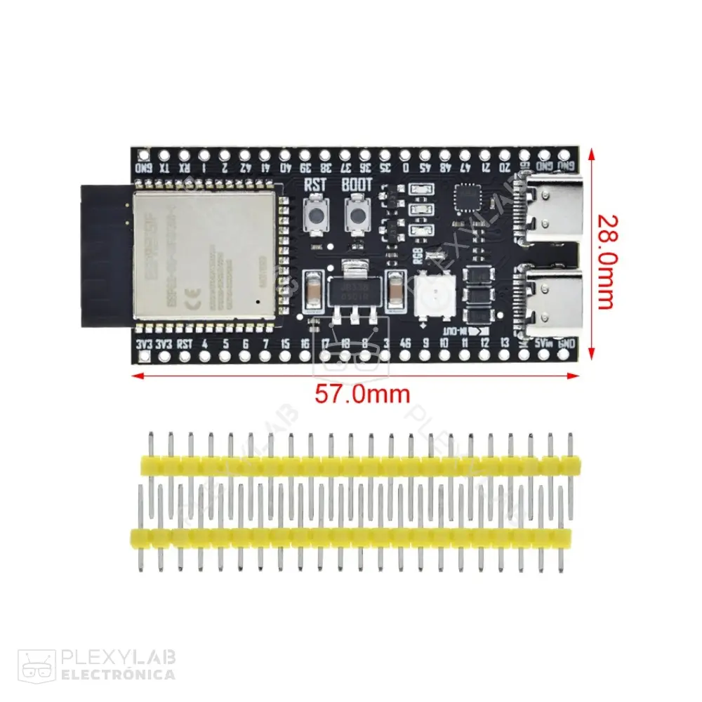 esp32-s3-n16r8-modulo-devkitc,-iot-wifi-y-bluetooth-5.0,-doble-usb-c,-placa-de-desarrollo-002