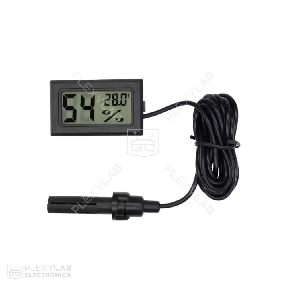 Termohigrómetro termómetro higrómetro digital FY-12 con pilas