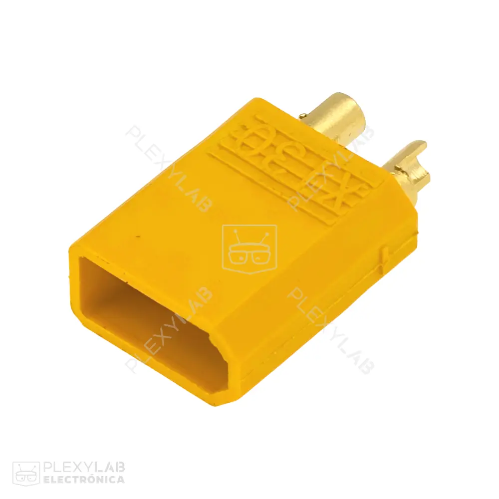 Conector AMASS XT30U 2 pines, 15 A, para baterías LiPo