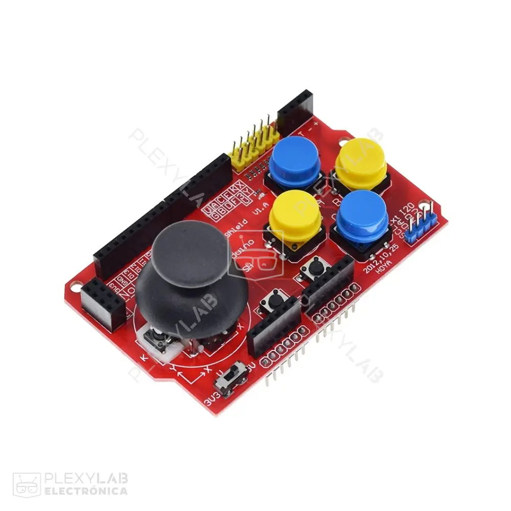 Módulo shield tarjeta de expansión joystick y teclado para Arduino