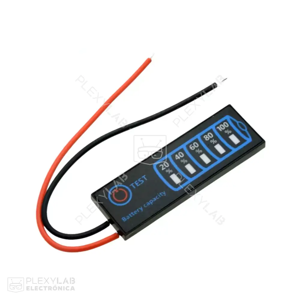 Módulo indicador de nivel de baterías de litio y de plomo ácido 