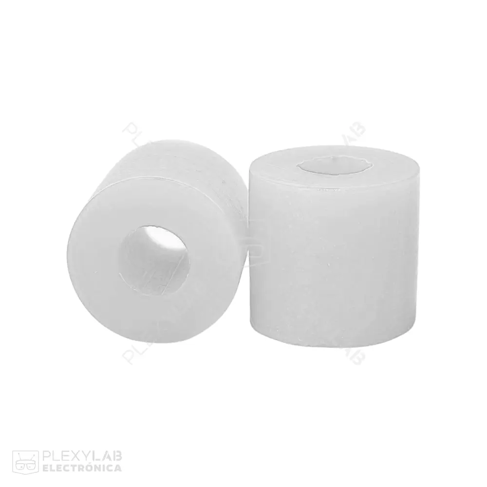 Par de gomas seguidor corto repuesto para ruedas 23Dx20 mm