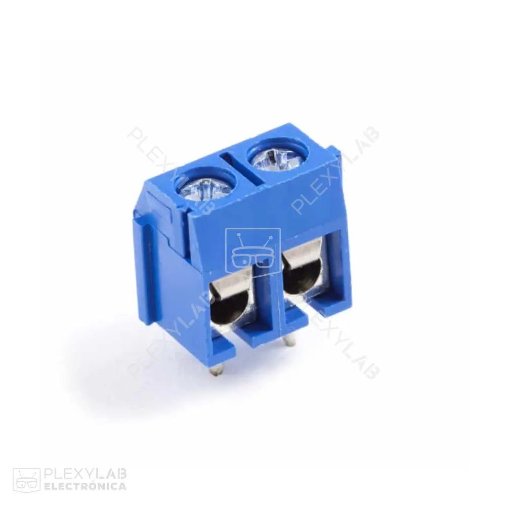 Bornera KF301 para PCB, color azul, separación 5.08 mm