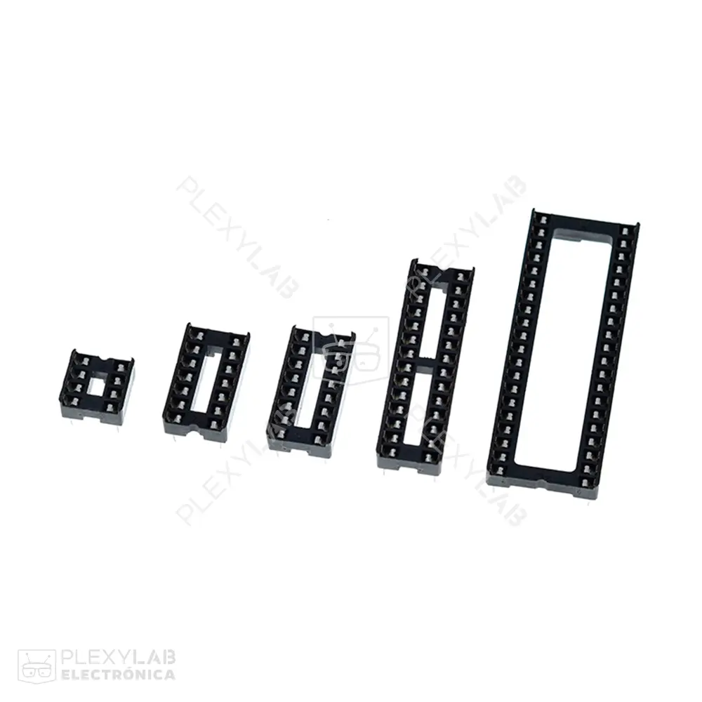Zócalo Base DIP Socket para circuitos integrados PCB