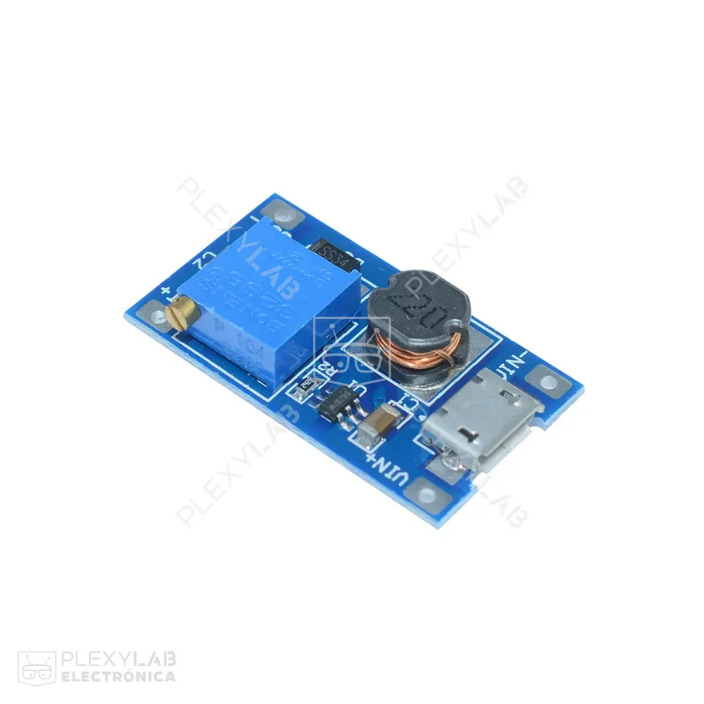Módulo elevador de voltaje DC-DC regulable MT3608 2A Step Up