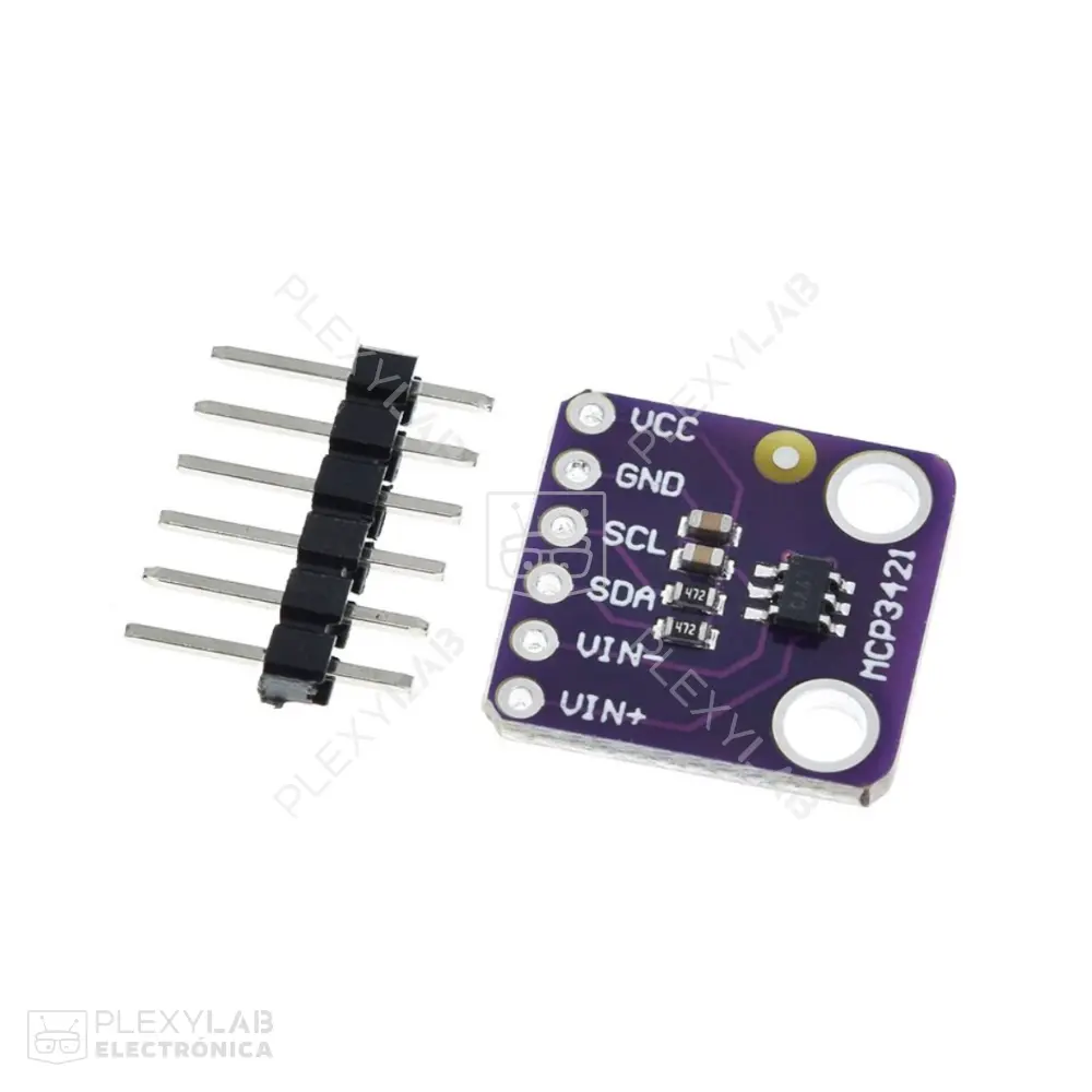 Módulo ADC MCP3421 I2C delta-sigma conversor analógico a digital