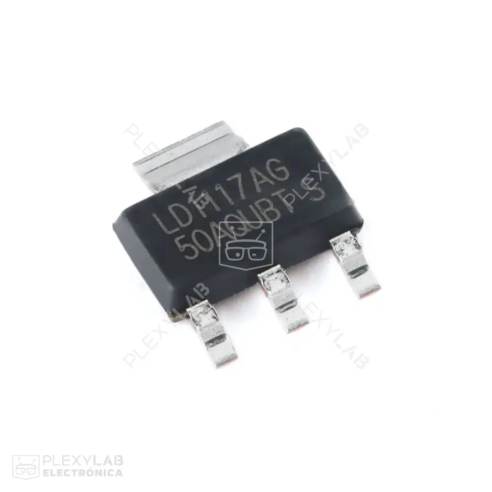 LD1117-5 LD50 Regulador de voltaje LDO de 5V 800mA, encapsulado SOT-223
