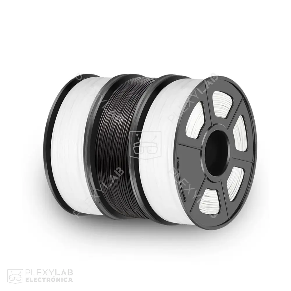 Filamento ABS para impresión 3D, 1kg, 1.75mm, marca SUNLU