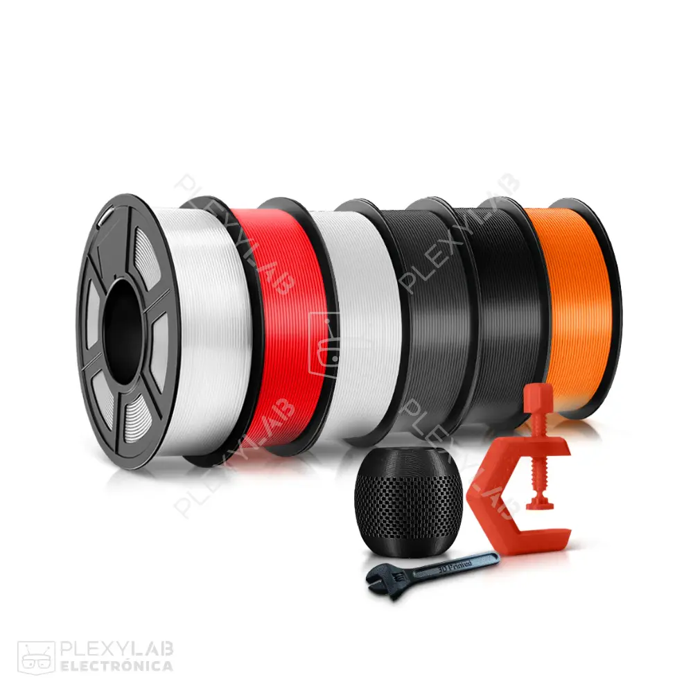 Filamento PETG para impresión 3D, 1kg, 1.75mm, marca SUNLU