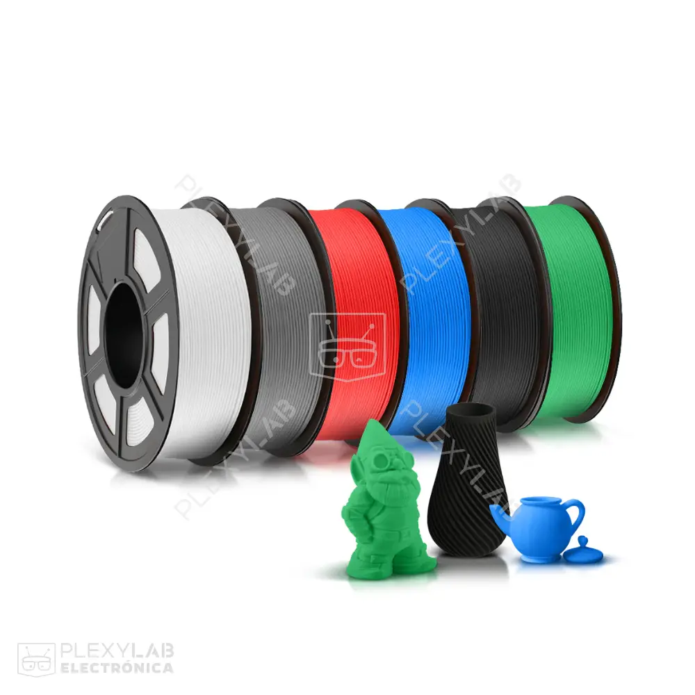 Filamento PLA Mate para impresión 3D, 1kg, 1.75mm, marca SUNLU