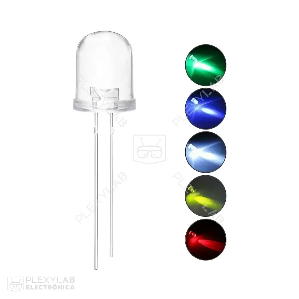 LED de alto brillo de 10 mm