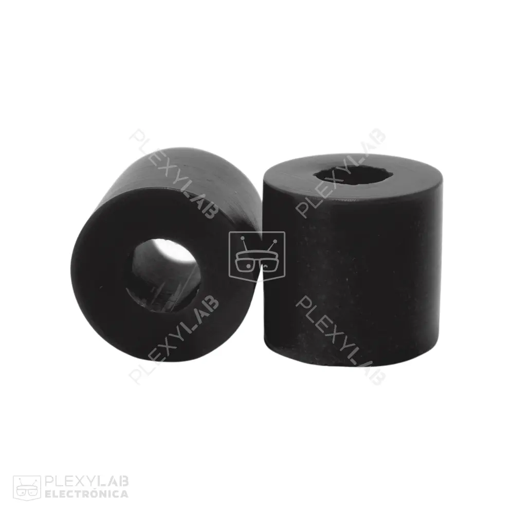 Par de gomas seguidor corto repuesto para ruedas 23Dx20 mm