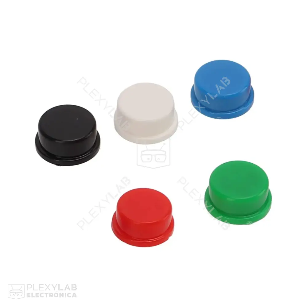 Tapa para pulsante de 12x12x7 mm